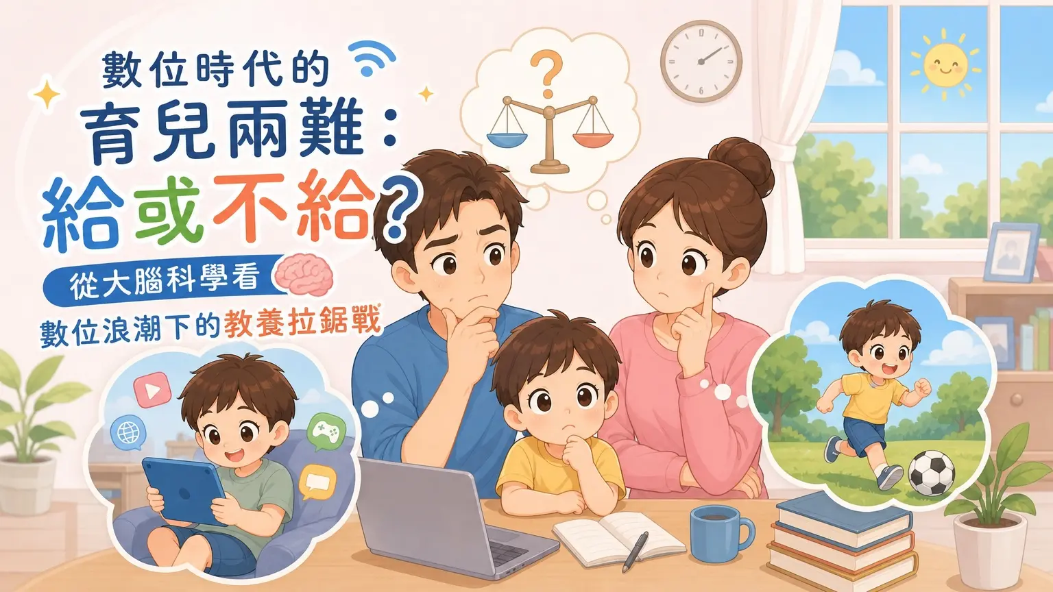 數位時代的育兒兩難:給或不給?從大腦科學看 數位浪潮下的教養拉鋸戰