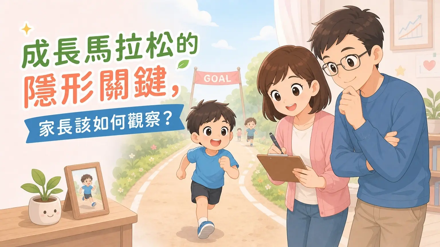 成長馬拉松的隱形關鍵,家長該如何觀察?