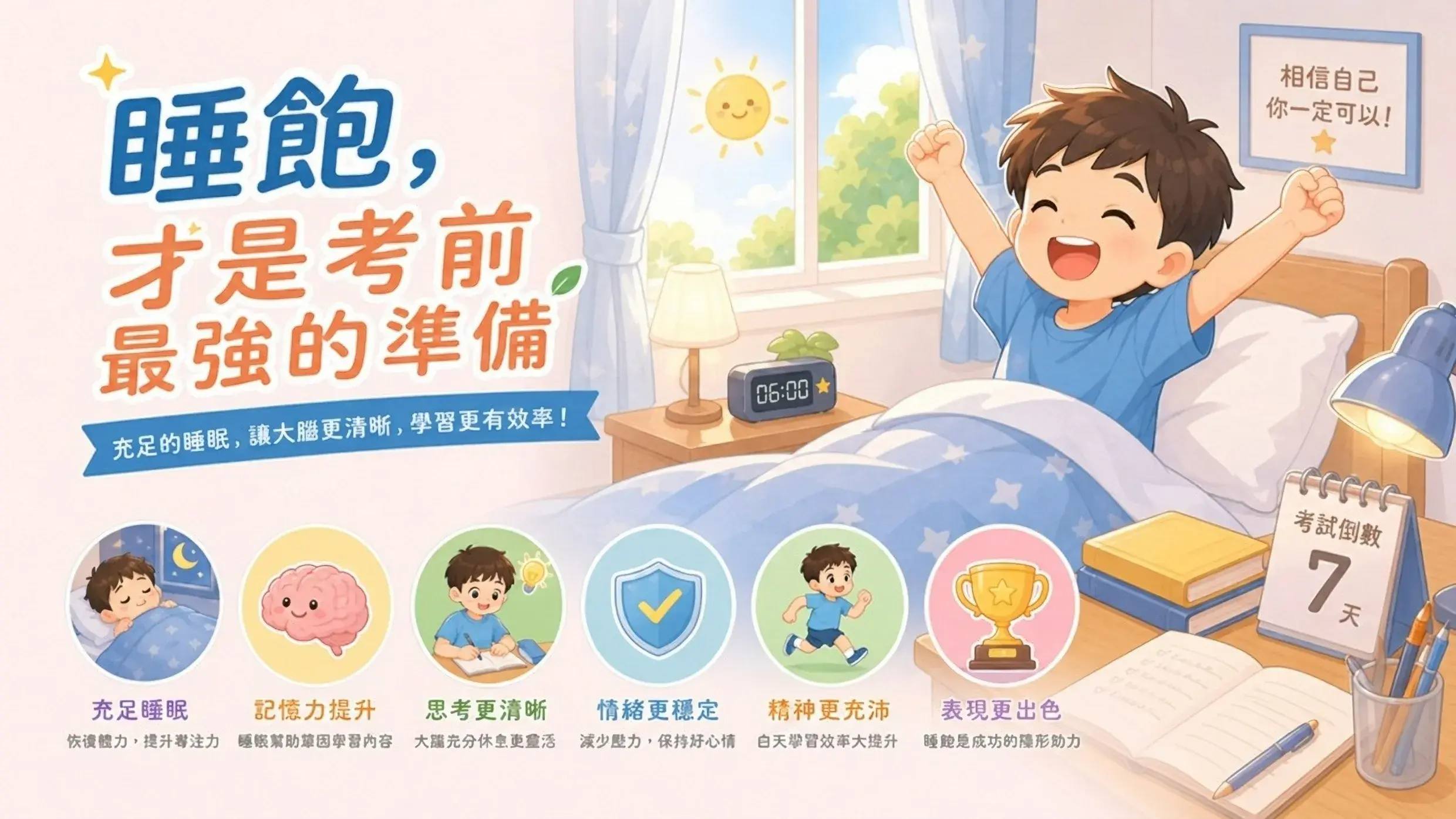 睡飽,才是考前最強的準備 Cropped
