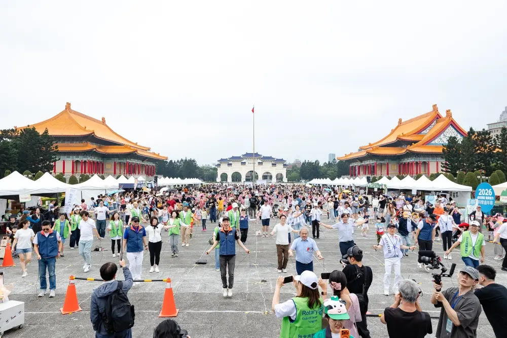 健康倡議。公益活動。健康主題。戶外運動。中正紀念堂
